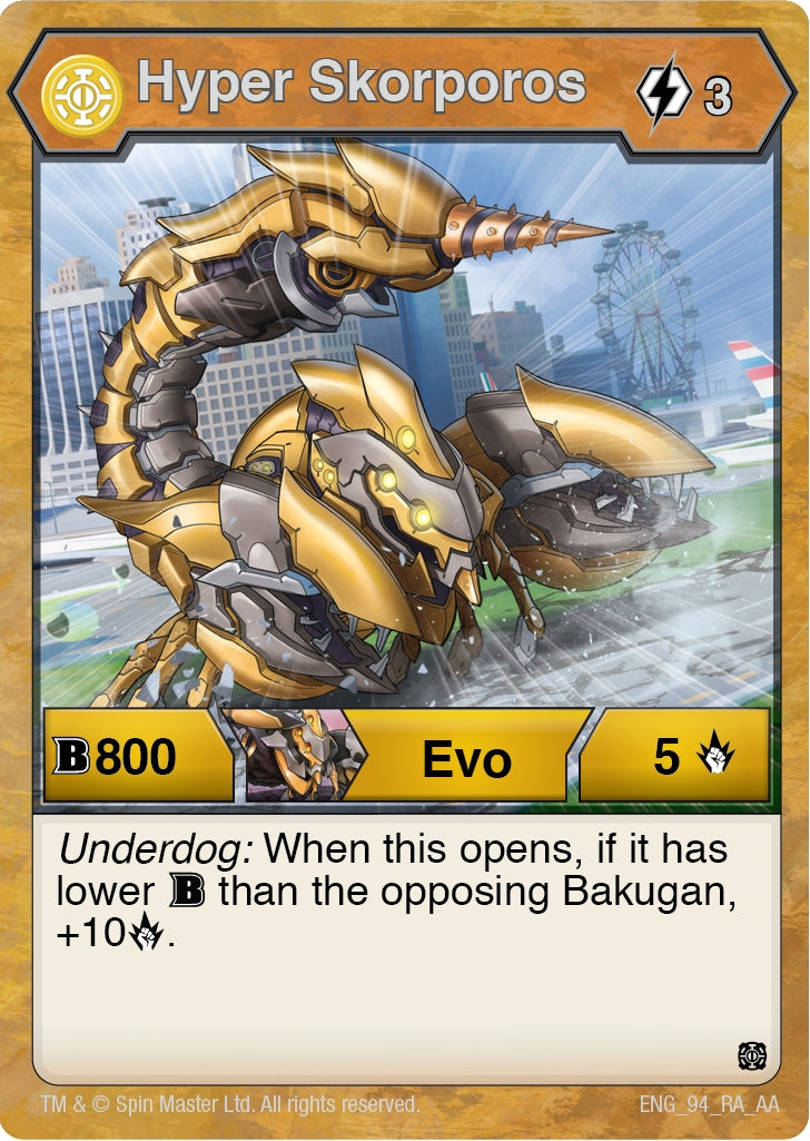Hyper Skorporos (94) [AA] - Bakugan TCG Single