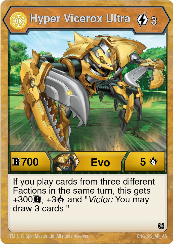 Hyper Vicerox Ultra (96) [AA] - Bakugan TCG Single
