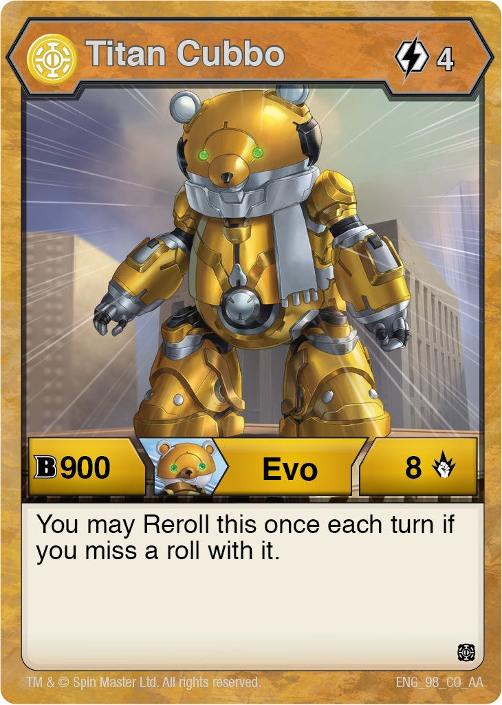 Titan Cubbo (98) [AA] - Bakugan TCG Single