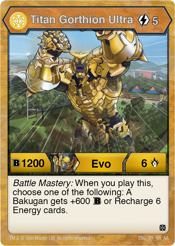 Titan Gorthion Ultra (99) [AA] - Bakugan TCG Single