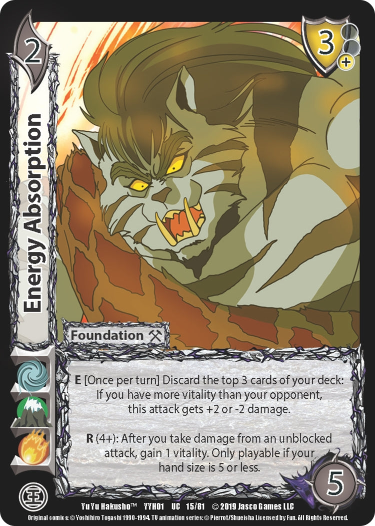 Energy Absorption (15) [YYH] - UniVersus Single