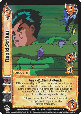 Rapid Strikes (23) [YYH] - UniVersus Single