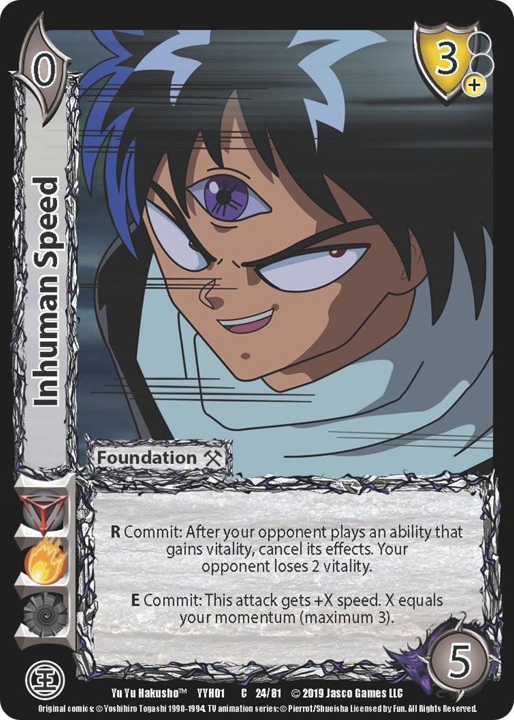 Inhuman Speed (24) [YYH] - UniVersus Single