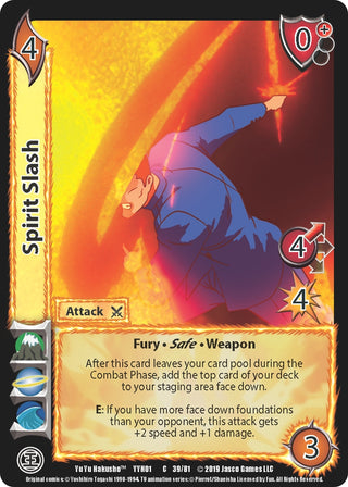 Spirit Slash (39) [YYH] - UniVersus Single