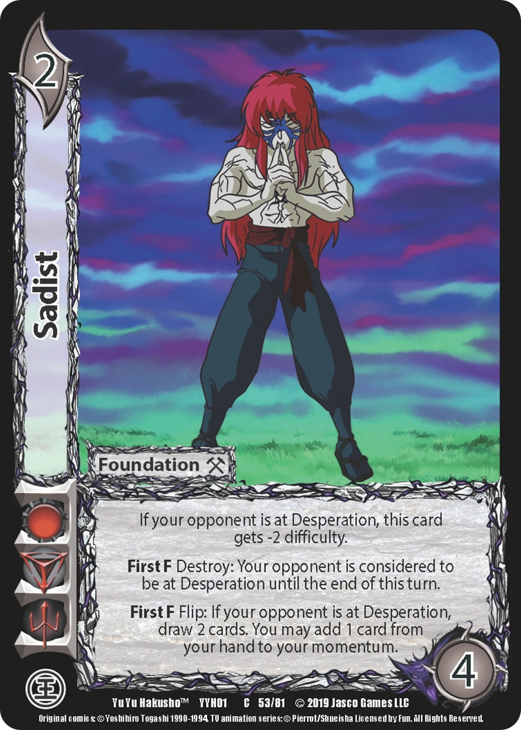 Sadist (53) [YYH] - UniVersus Single