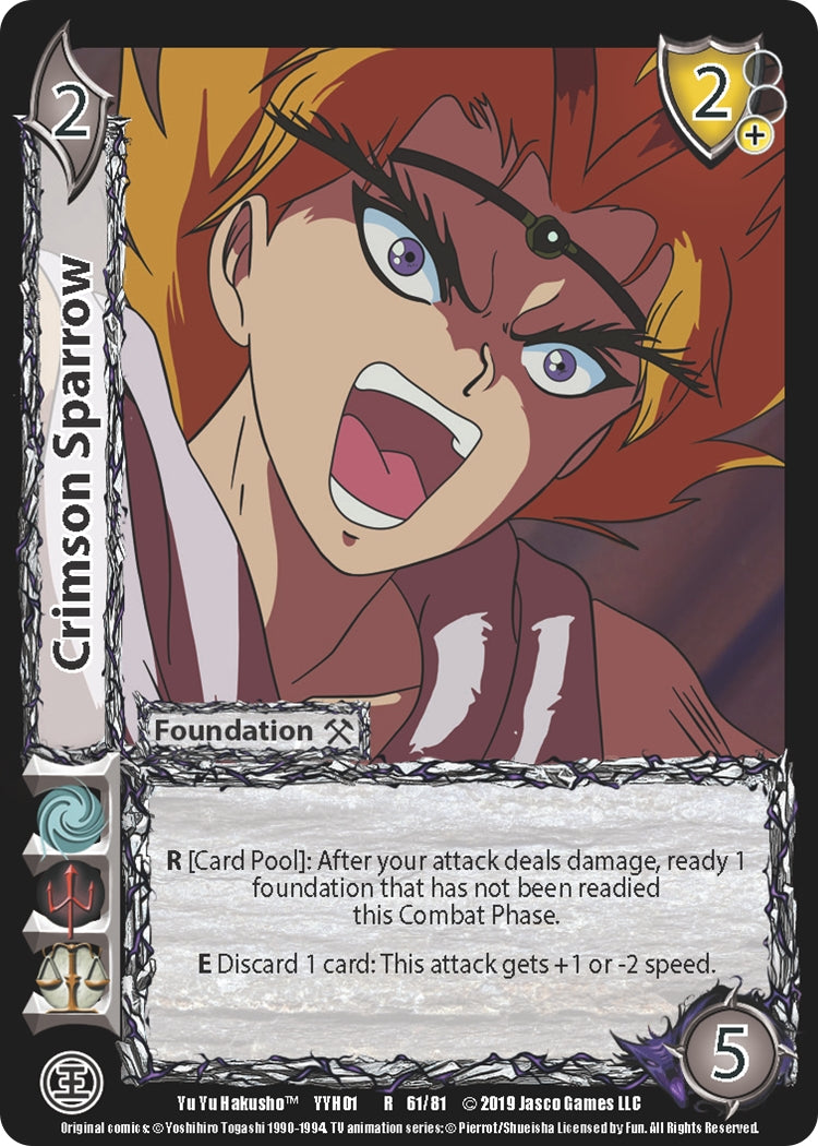 Crimson Sparrow (61) [YYH] - UniVersus Single
