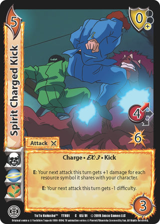 Spirit Charged Kick (65) [YYH] - UniVersus Single