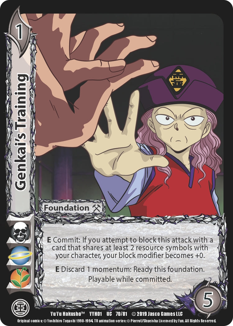 Genkai’s Training (70) [YYH] - UniVersus Single
