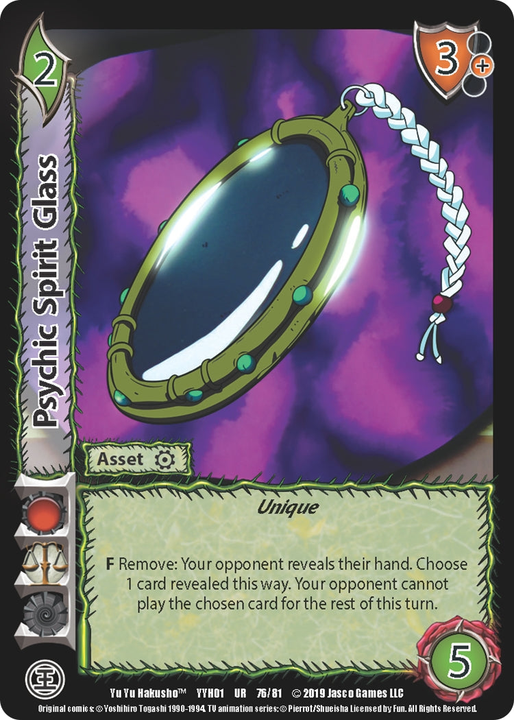 Psychic Spirit Glass (76) [YYH] - UniVersus Single