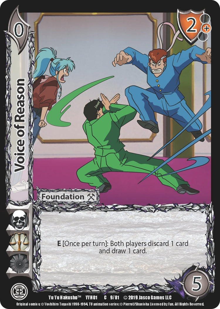 Voice of Reason (9) [YYH] - UniVersus Single