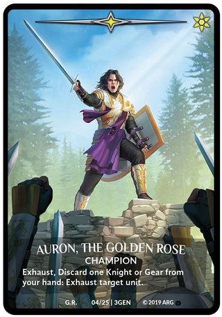 Auron the Golden Rose (4) [GEN] - Argent Saga TCG Single