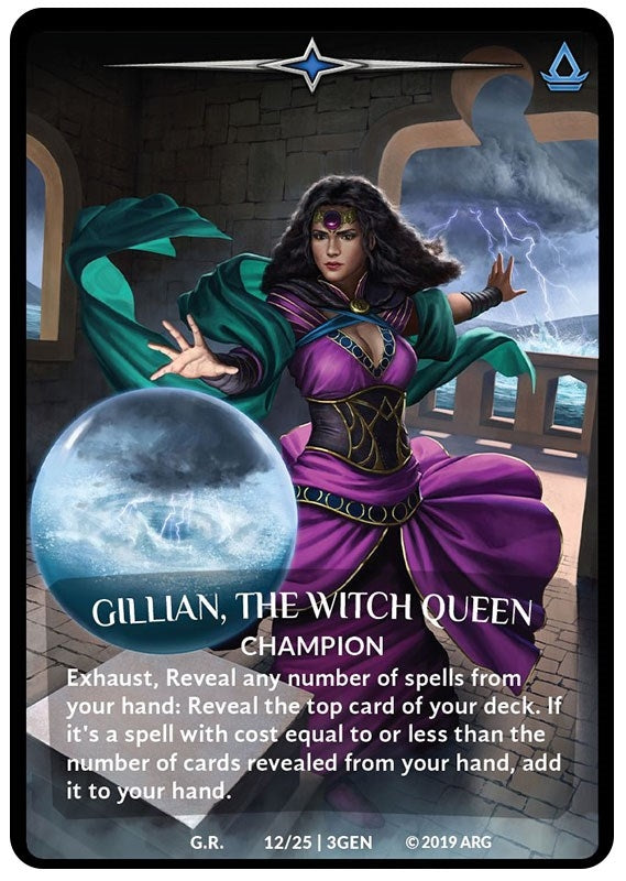 Gillian the Witch Queen (12) [GEN] - Argent Saga TCG Single