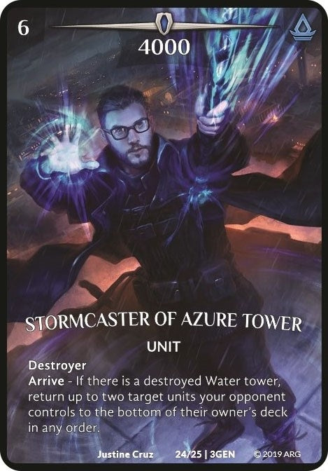 Stormcaster of Azure Tower (24) [GEN] - Argent Saga TCG Single