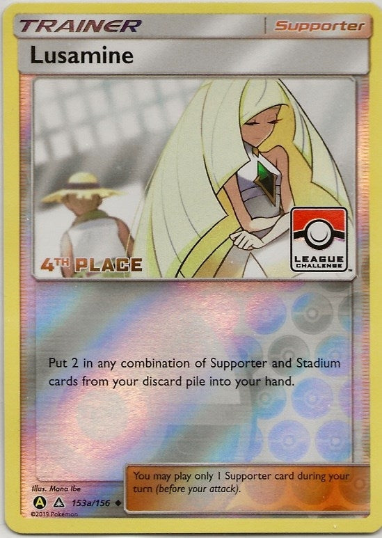 Image for Lusamine - 153a/156 (League Challenge) [4th Place] (153a/156) (League & Championship Cards) - Pokemon