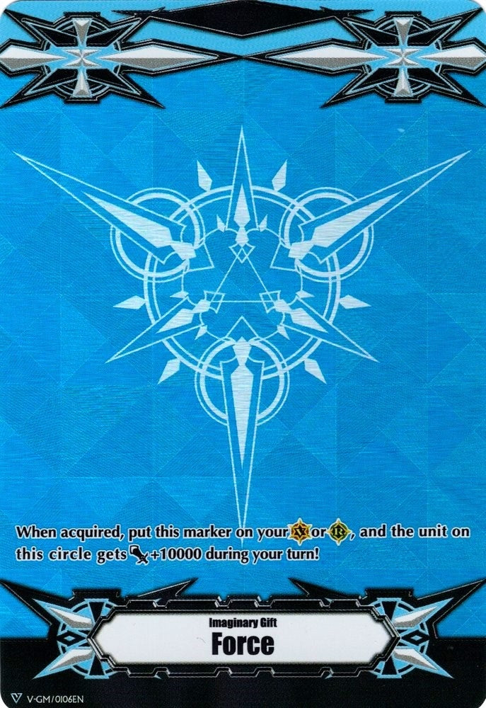 Imaginary Gift [Force] (Metallic Blue RRR Foil) (106) [V-GM] - Cardfight Vanguard Single