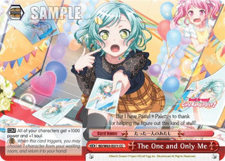 The One and Only Me (63071) [BD/W63] - Weiss Schwarz Single