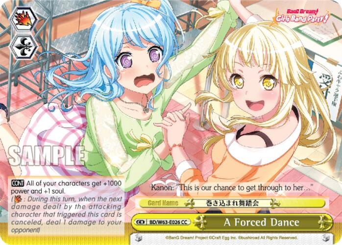 A Forced Dance (63026) [BD/W63] - Weiss Schwarz Single