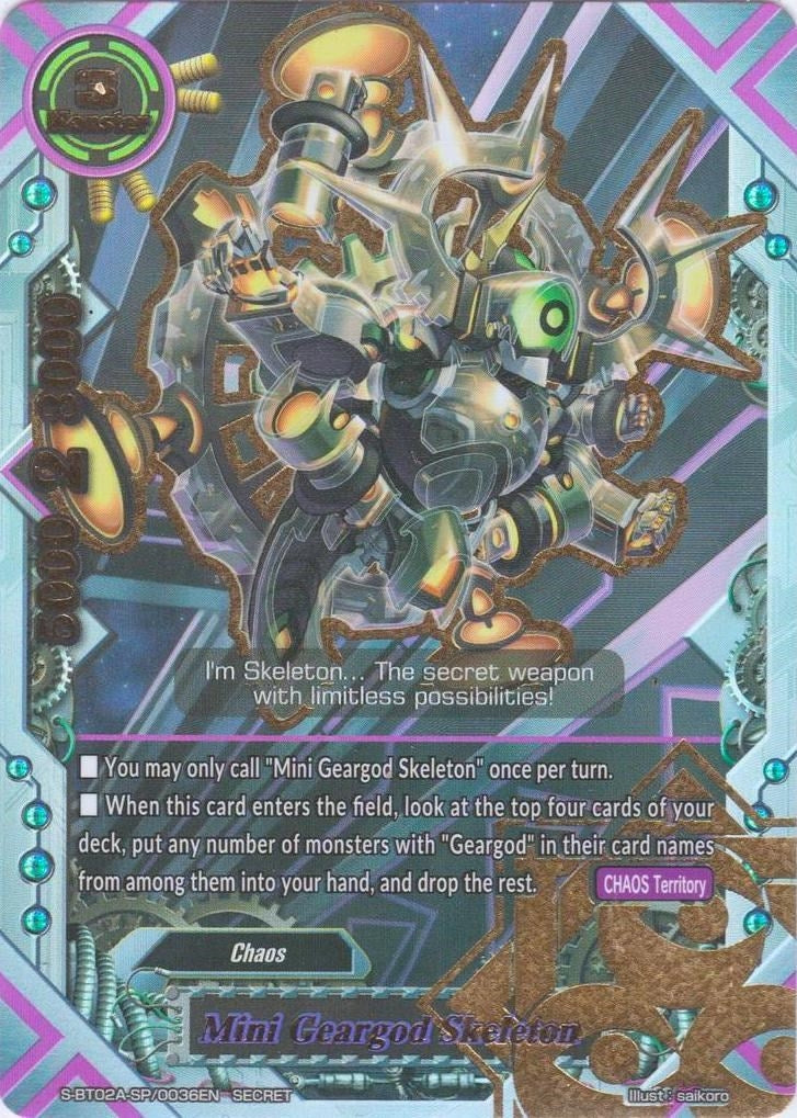 Mini Geargod Skeleton (20036) [S-BT02A] - Future Card BuddyFight Single