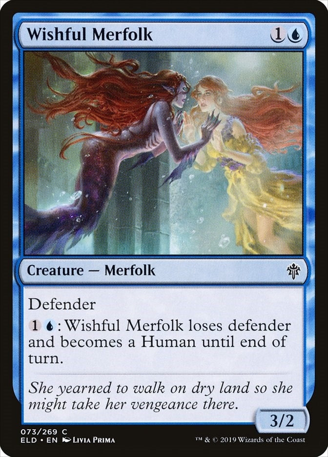 Wishful Merfolk (73) [ELD] - MTG Single
