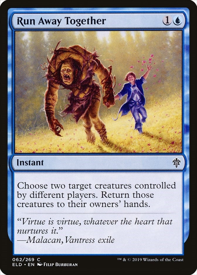Run Away Together (62) [ELD] - MTG Single