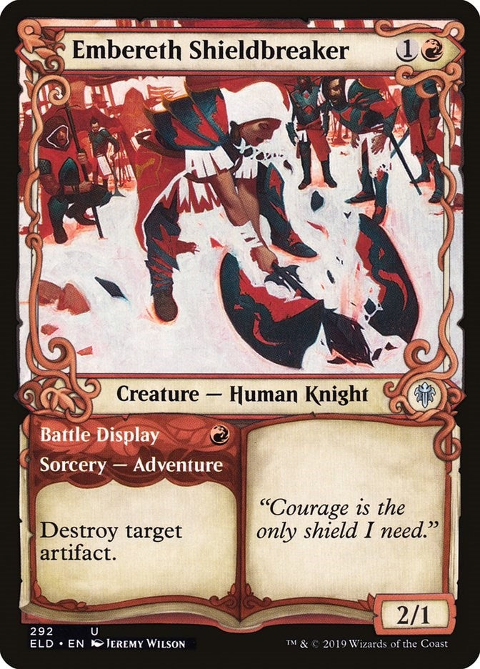 Embereth Shieldbreaker (Showcase) (292) [ELD] - MTG Single
