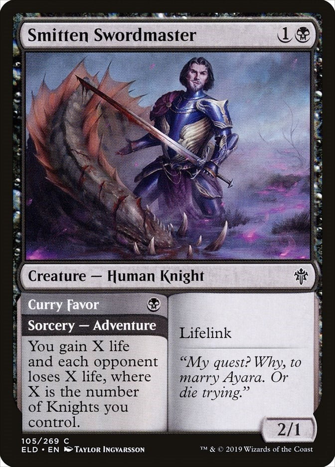 Smitten Swordmaster (105) [ELD] - MTG Single