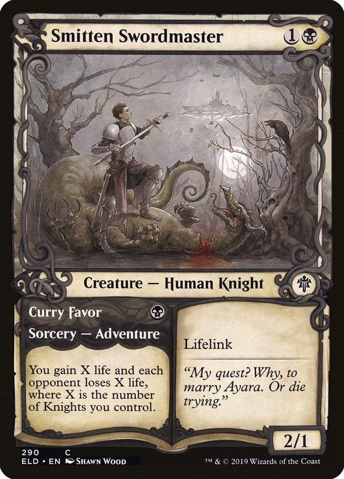 Smitten Swordmaster (Showcase) (290) [ELD] - MTG Single