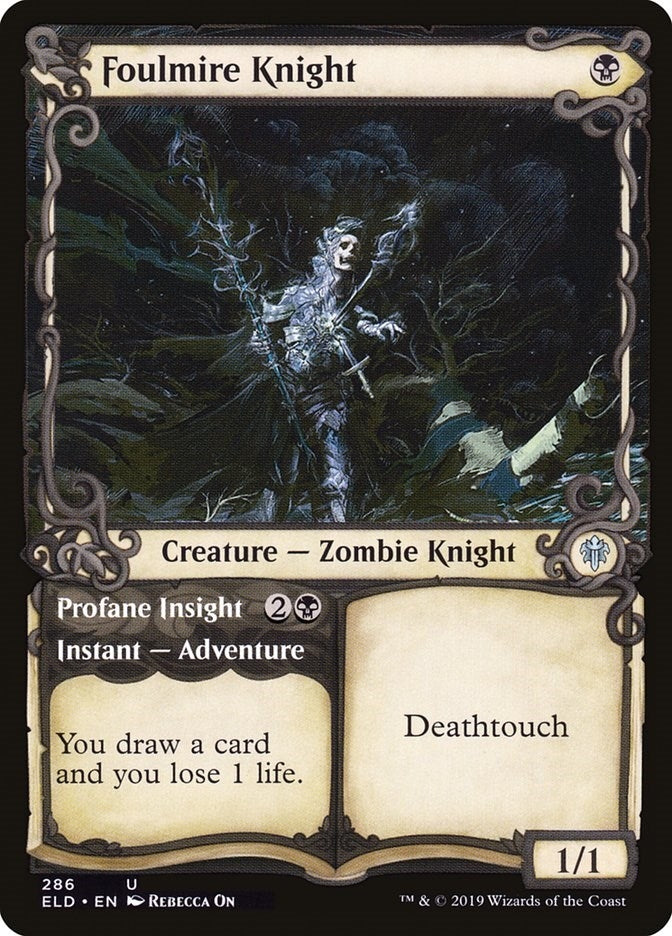 Foulmire Knight (Showcase) (286) [ELD] - MTG Single