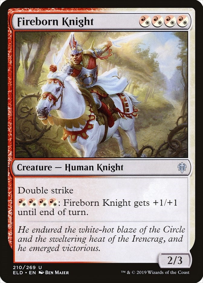 Fireborn Knight (210) [ELD] - MTG Single