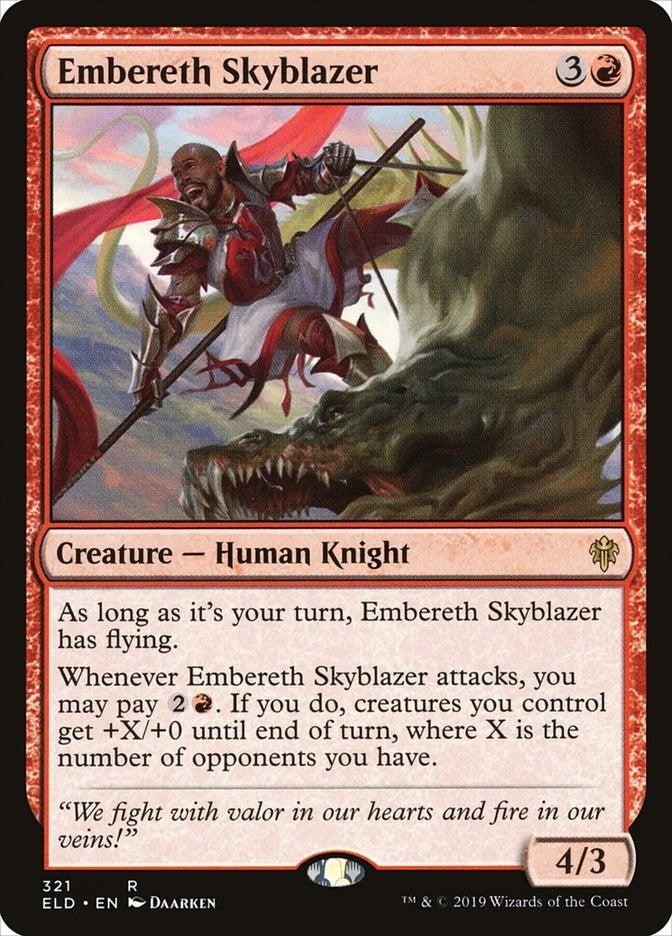 Embereth Skyblazer (321) [ELD] - MTG Single