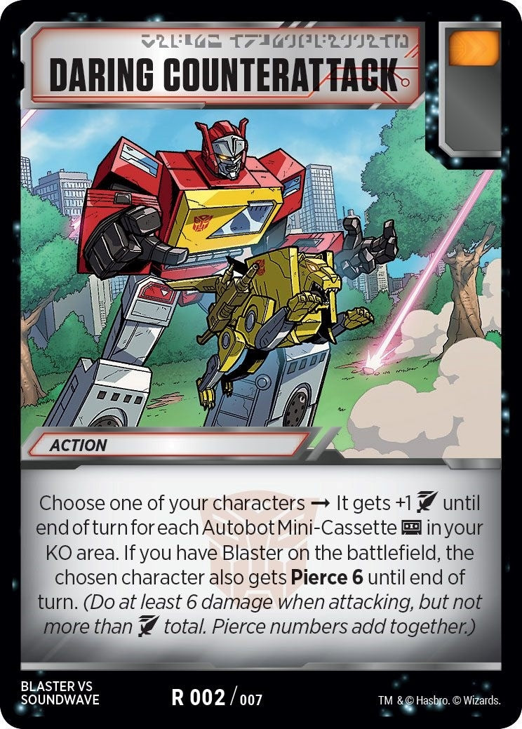 Daring Counterattack (2) [BvS] - Transformers TCG Single