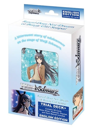 Rascal Does Not Dream of Bunny Girl Senpai Trial Deck + [SBY/W64] - Weiss Schwarz Sealed