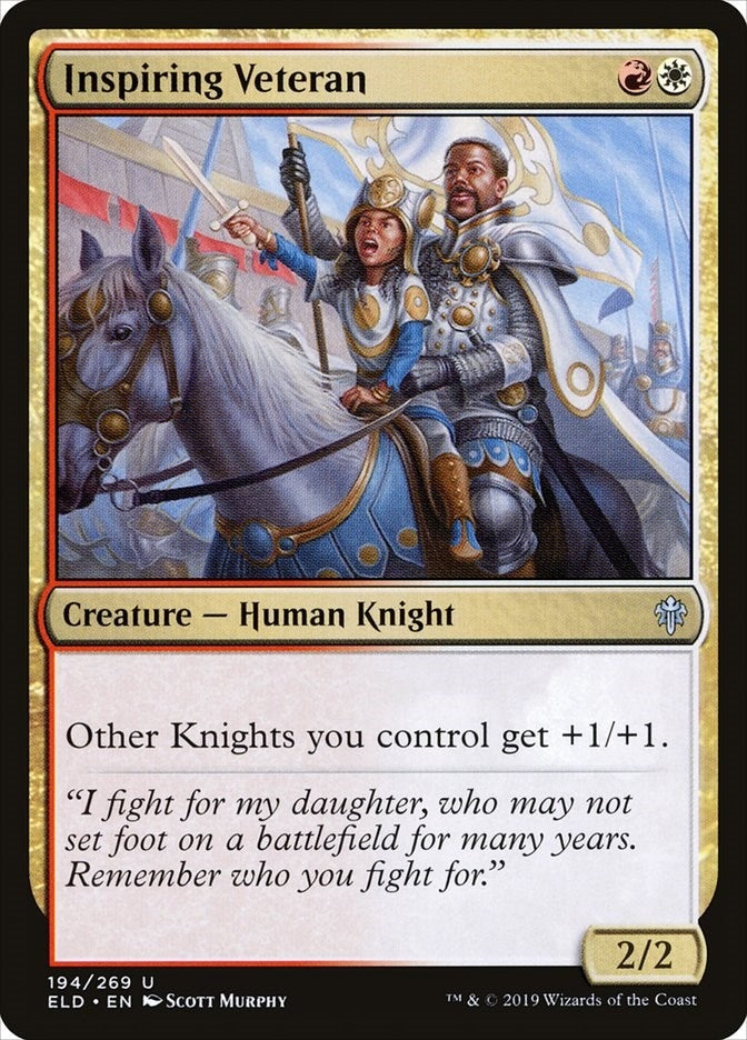 Inspiring Veteran (194) [ELD] - MTG Single