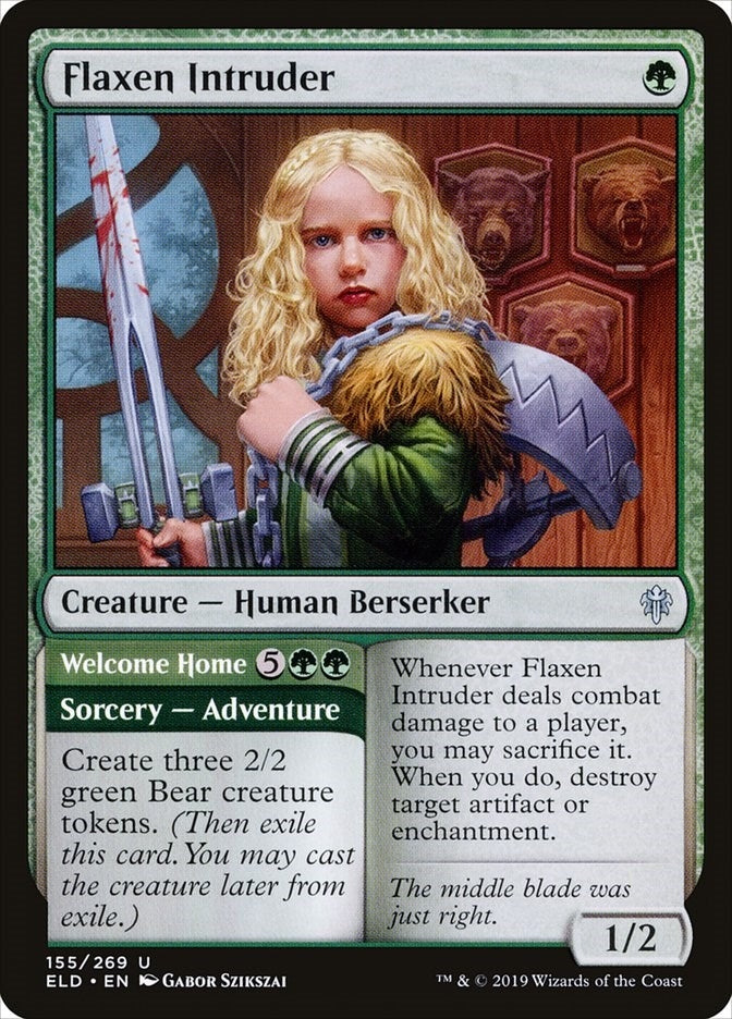 Flaxen Intruder (155) [ELD] - MTG Single