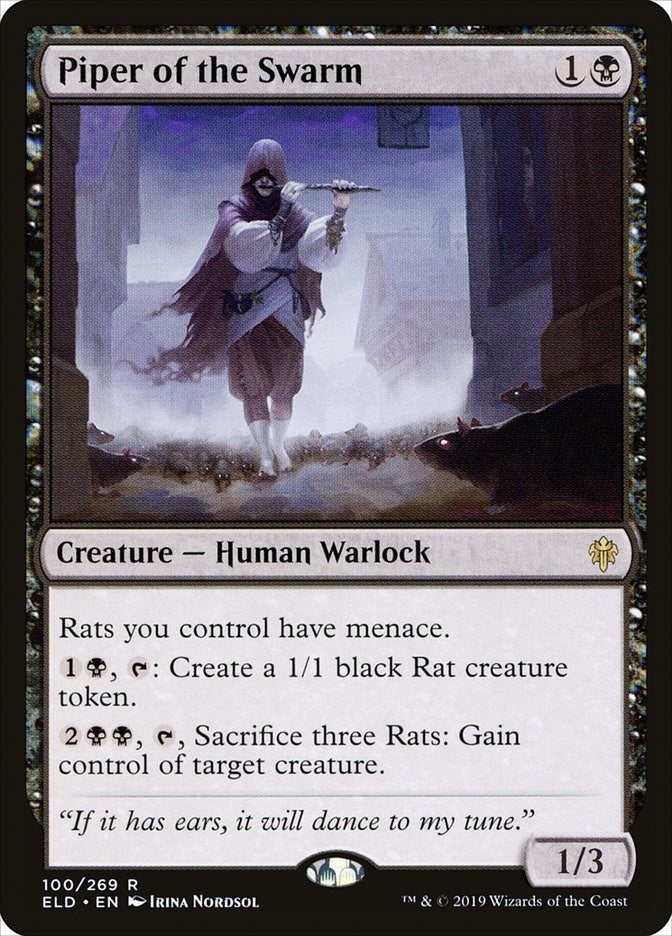 Piper of the Swarm (100) [ELD] - MTG Single
