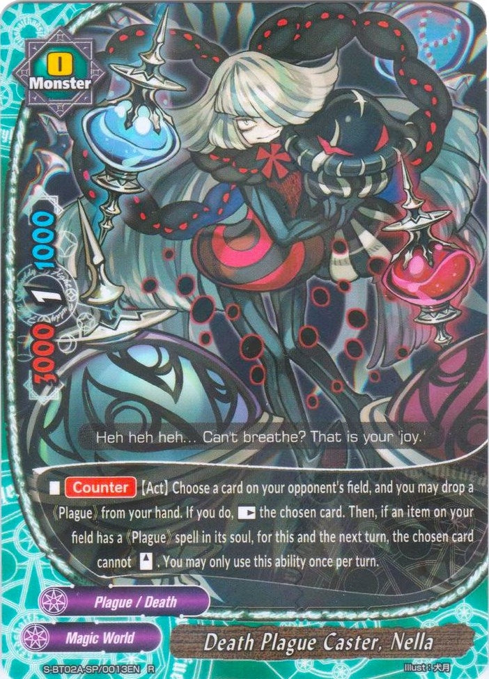 Death Plague Caster Nella (20013) [S-BT02A] - Future Card BuddyFight Single
