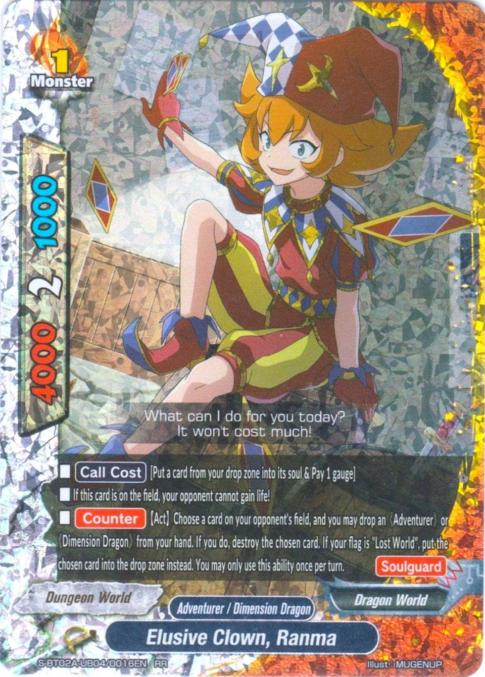 Elusive Clown Ranma (2040016) [S-BT02A] - Future Card BuddyFight Single