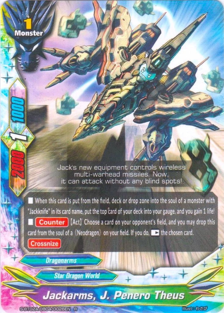 Jackarms J. Penero Theus (2040026) [S-BT02A] - Future Card BuddyFight Single