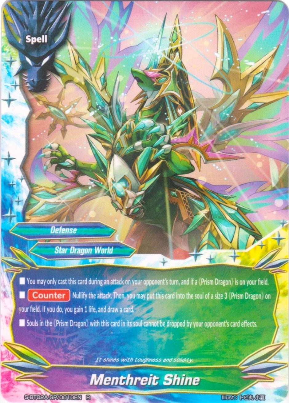 Menthreit Shine (20010) [S-BT02A] - Future Card BuddyFight Single