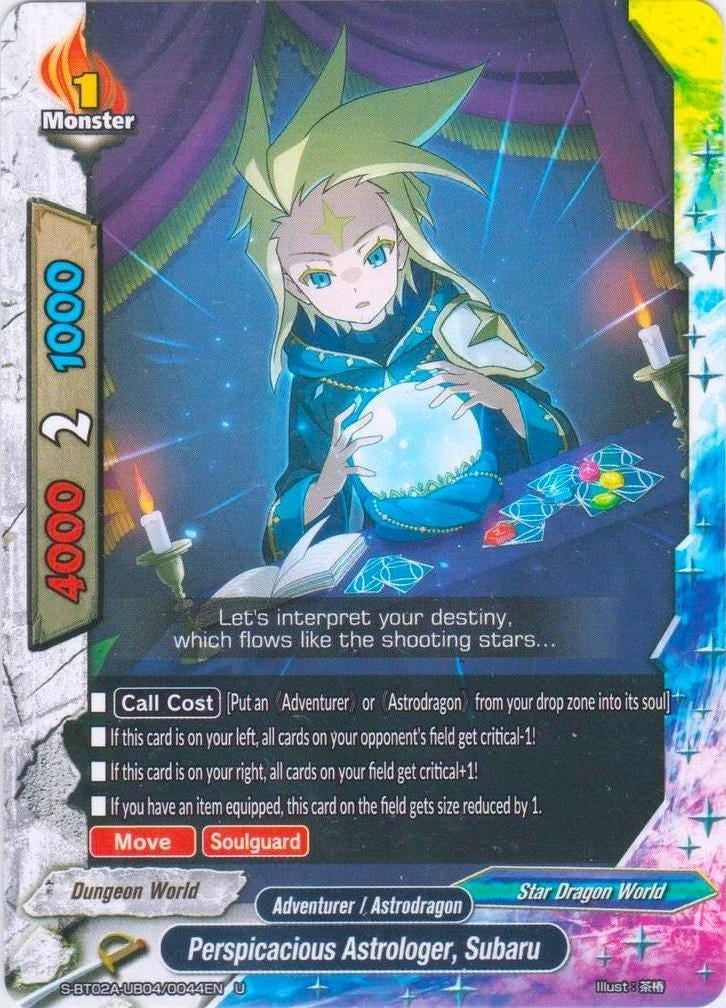 Perspicacious Astrologer Subaru (2040044) [S-BT02A] - Future Card BuddyFight Single