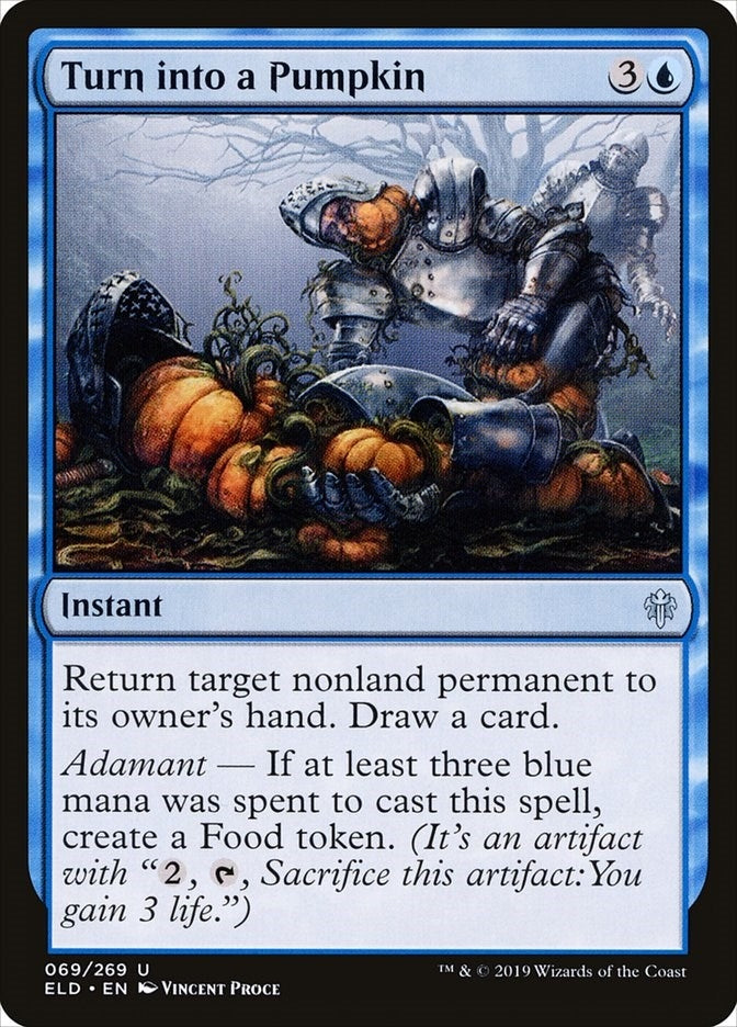 Turn into a Pumpkin (69) [ELD] - MTG Single