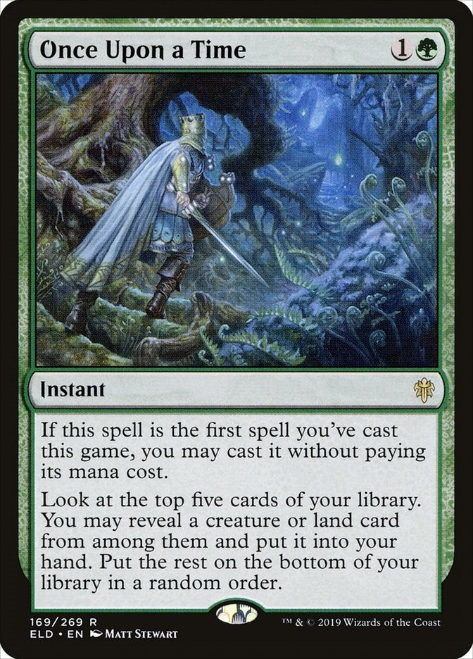 Once Upon a Time (169) [ELD] - MTG Single
