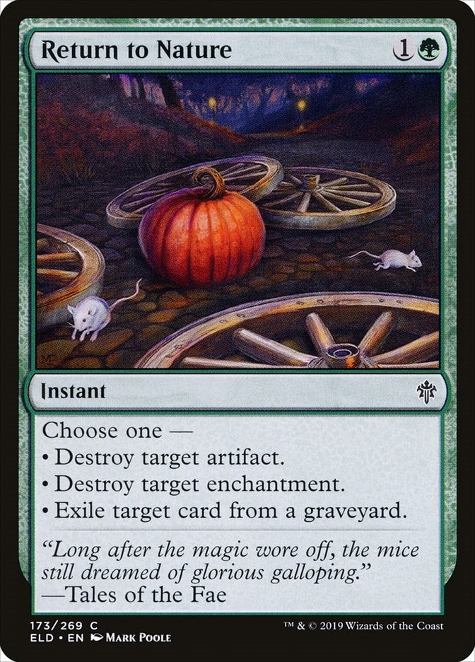 Return to Nature (173) [ELD] - MTG Single