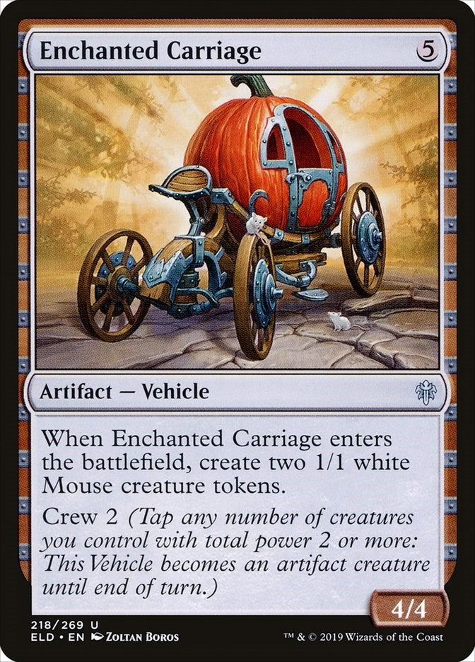 Enchanted Carriage (218) [ELD] - MTG Single