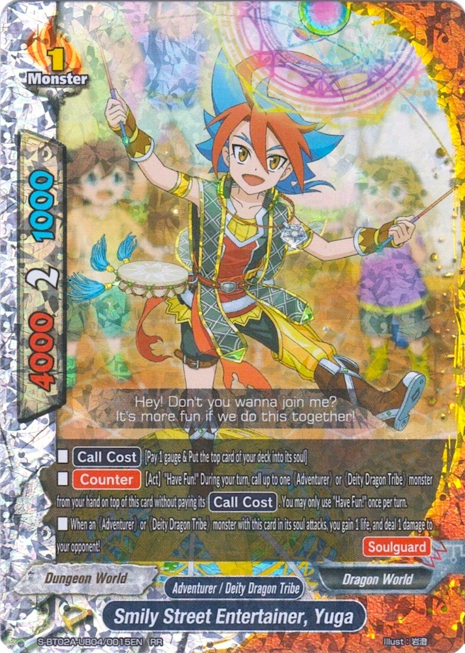 Smily Street Entertainer Yuga (2040015) [S-BT02A] - Future Card BuddyFight Single