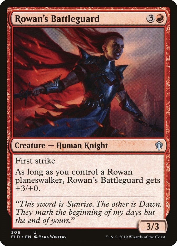 Rowan’s Battleguard (306) [ELD] - MTG Single