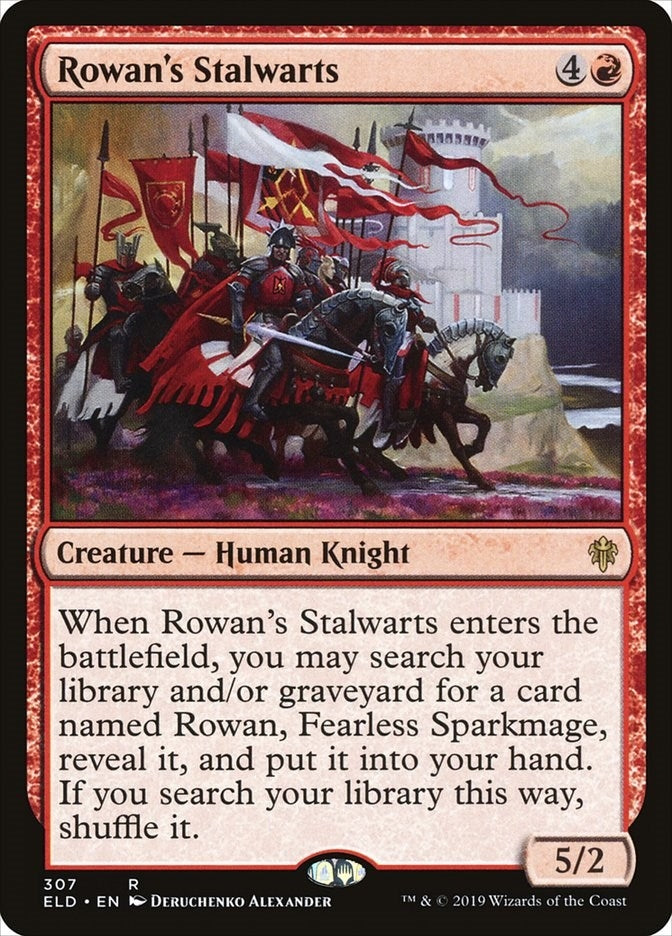 Rowan’s Stalwarts (307) [ELD] - MTG Single