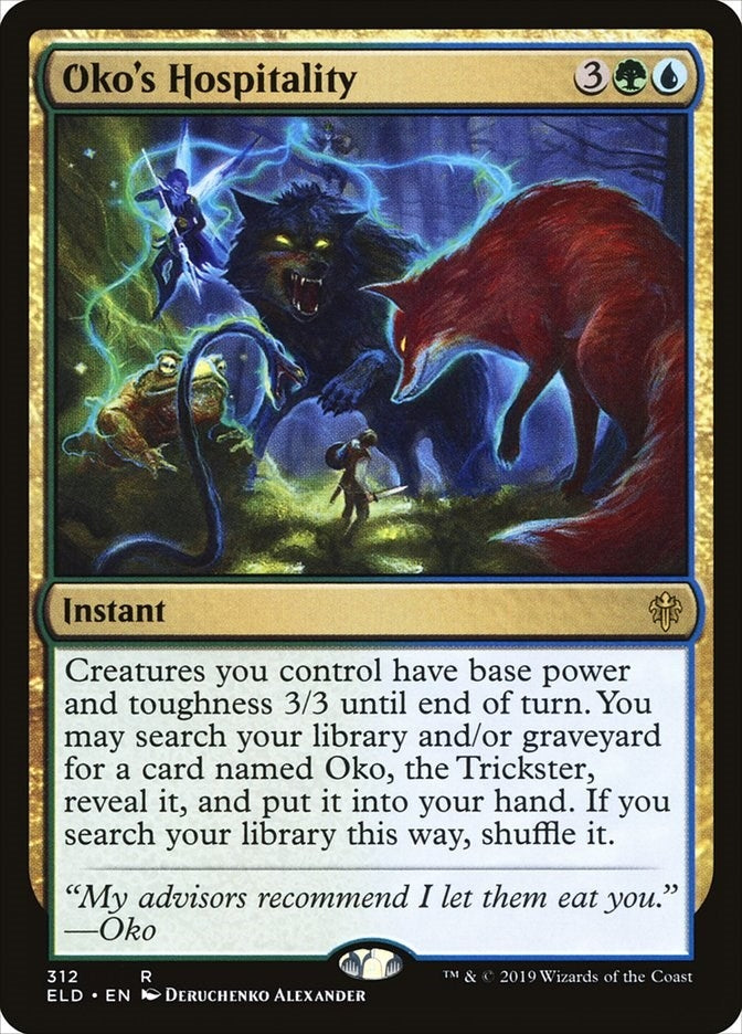 Oko’s Hospitality (312) [ELD] - MTG Single
