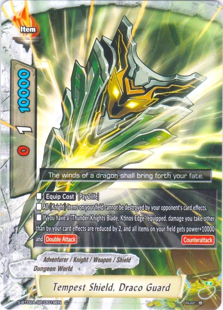 Tempest Shield Draco Guard (20019) [S-BT02A] - Future Card BuddyFight Single