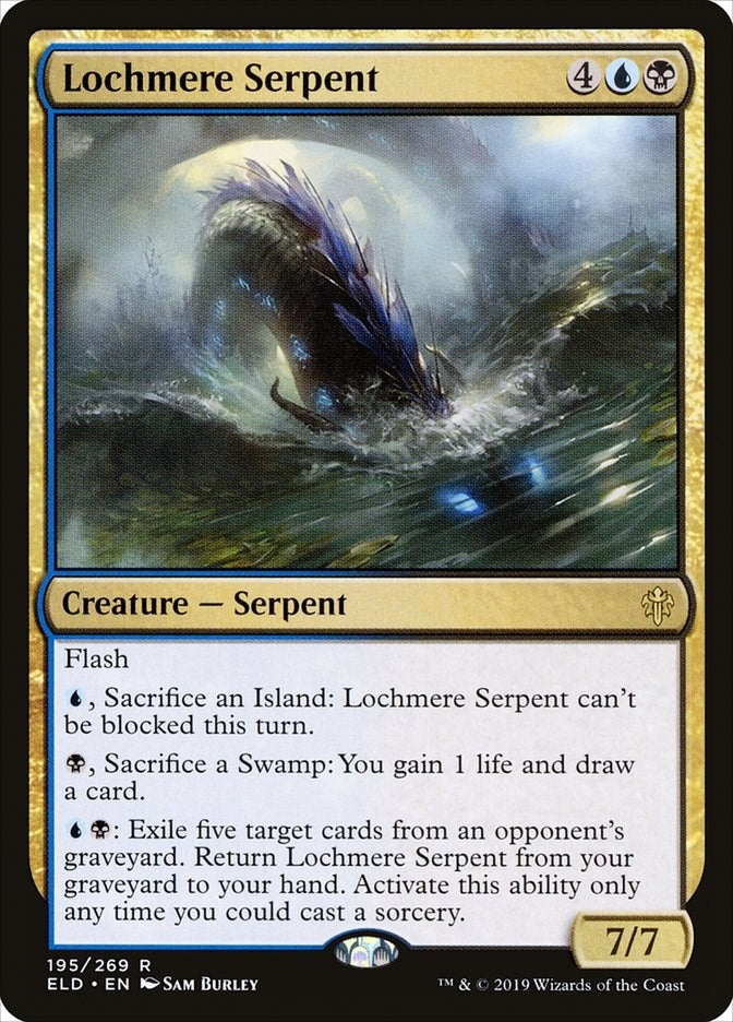 Lochmere Serpent (195) [ELD] - MTG Single